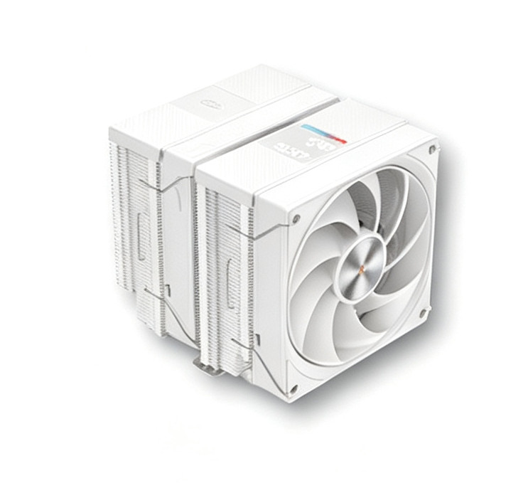 M628-A Digital display (WHITE) 纯白色数显双塔 CPU 散热器
